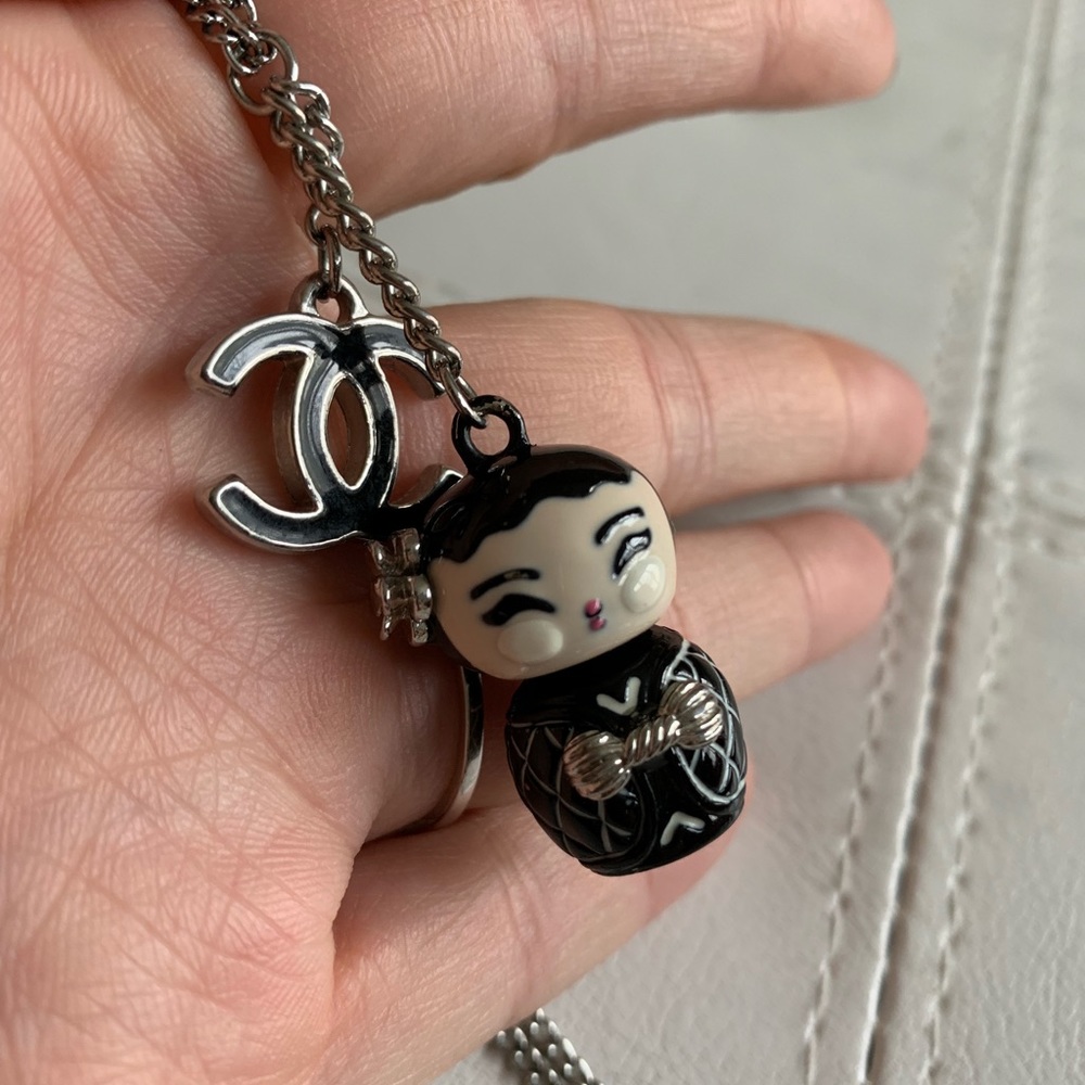 Authentic CHANEL Shanghai doll necklace